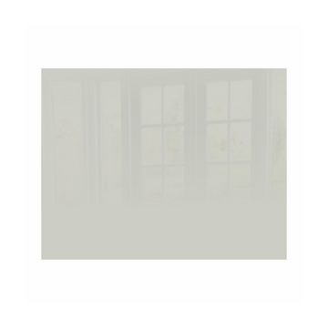 Image of Decorative Glass Wall Tile 898Mm X 700Mm Papyrus White