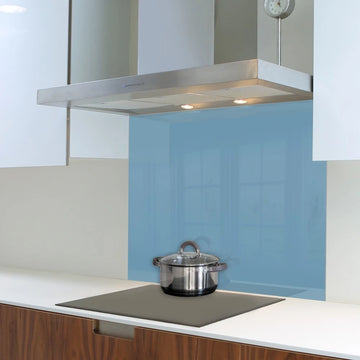 Parrot Decorative Glass Wall Tile 898mm X 700mm Pastel Blue - image 01