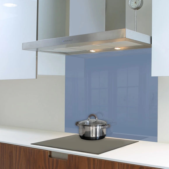 Parrot Decorative Glass Wall Tile 898mm X 700mm Pigeon Blue - image 02