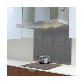 Image of Decorative Glass Wall Tile 898Mm X 700Mm Gun Metal