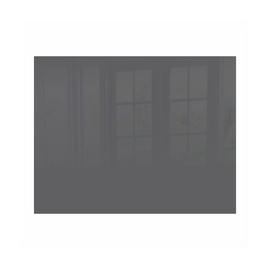 Image of Decorative Glass Wall Tile 898Mm X 700Mm Met Gun Metal