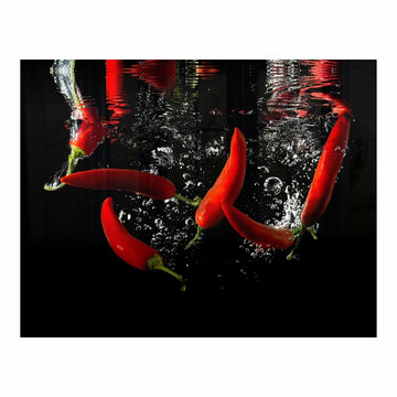 Parrot Decorative Glass Wall Tile 898mm X 700mm Chilli - image 01