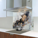 Parrot Decorative Glass Wall Tile 898mm X 700mm Ink Contrast - image 02