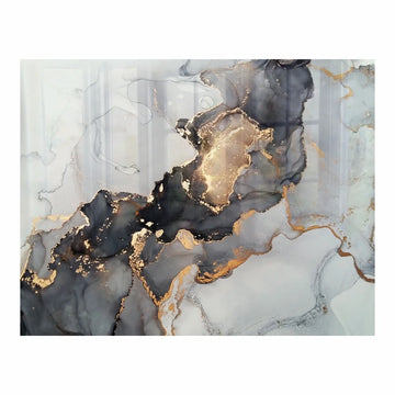 Parrot Decorative Glass Wall Tile 898mm X 700mm Ink Contrast - image 01
