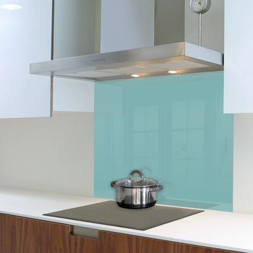 Parrot Decorative Glass Wall Tile 898mm X 700mm Pastel Turquoise - image 02