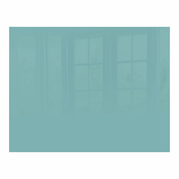 Parrot Decorative Glass Wall Tile 898mm X 700mm Pastel Turquoise - image 01