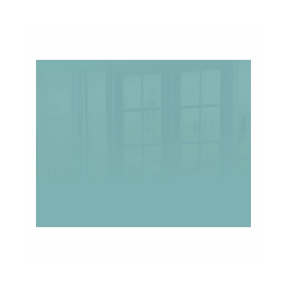 Image of Decorative Glass Wall Tile 898Mm X 700Mm Pastel Turquoise