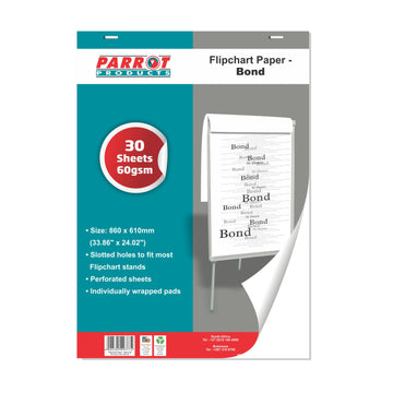 Parrot Flipchart Paper Bond 30 Sheets 860x610mm - image 01