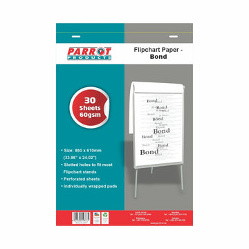 Parrot Flipchart Paper Bond 30 Sheets 860x610mm - image 01
