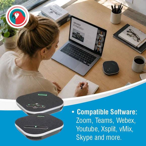 Parrot Video Conference Wireless Daisy Chain Microphone/Speaker - image 01