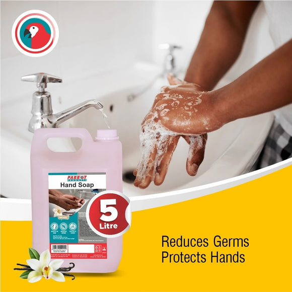 Parrot Antibacterial Hand Soap Vanilla 5L - image 01