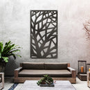 Parrot Wall Art Laser Cut 1200X900 Abstract Leaf - image 01