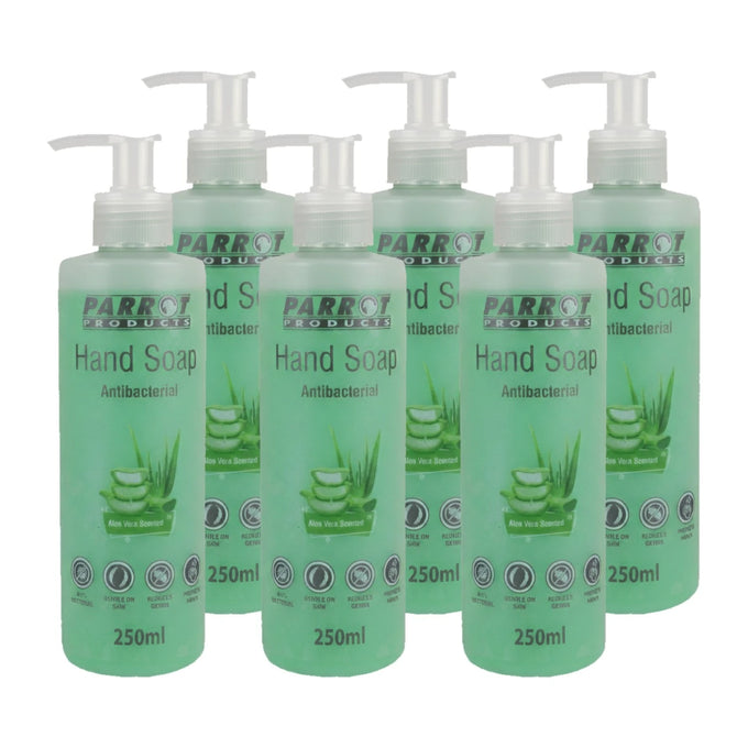 Parrot Antibacterial Hand Soap Aloe Vera 250ml Box Of 6 - image 03