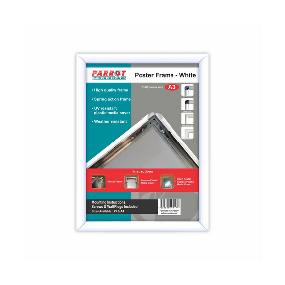 Image of Poster Frame A3 450*330Mm Single Mitred Econo White
