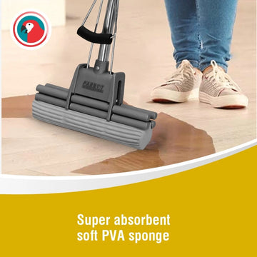 Parrot Mop Pva Stainless Steel Double Roller - image 01