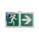 Parrot Photoluminescent 190mm Safety Sign -E1-Running Man+Arrow Right - image 04