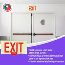 Parrot Photoluminescent 190mm Safety Sign -E6-Exit - image 01