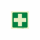 Parrot Photoluminescent 190mm Safety Sign -E7-Green Cross - image 04