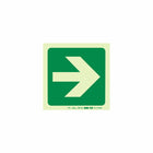 Parrot Photoluminescent 190mm Safety Sign -E21-Arrow Right - image 04