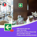Parrot Photoluminescent 190mm Safety Sign -E22-Arrow Left - image 03