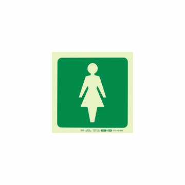 Parrot Photoluminescent 190mm Safety Sign -E27-Female Symbol - image 02