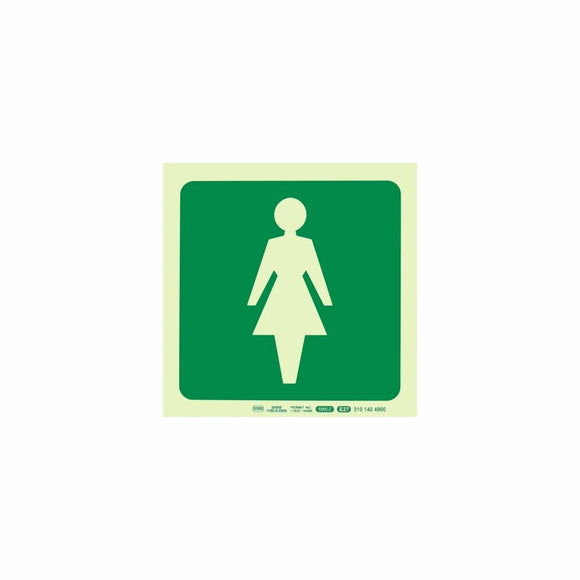 Parrot Photoluminescent 190mm Safety Sign -E27-Female Symbol - image 02