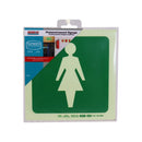 Parrot Photoluminescent 190mm Safety Sign -E27-Female Symbol - image 05