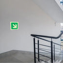 Parrot Photoluminescent 190mm Safety Sign -E31-Diagonal Arrow Down And Right - image 05