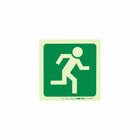 Parrot Photoluminescent 190mm Safety Sign -E29-Running Man Facing Right - image 05