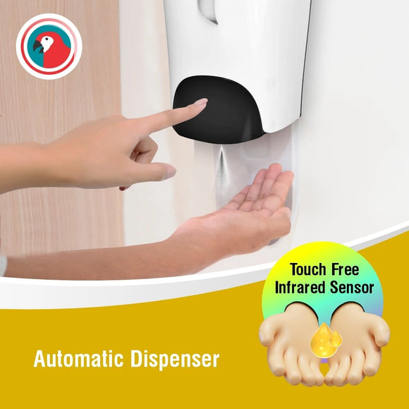 Parrot Sanitizer Dispenser Wall Mounted 1000ml Manual - image 02