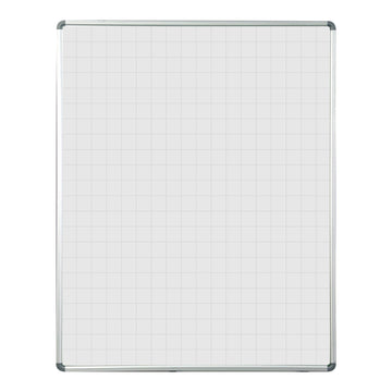 Parrot Educational Board Side Panel 1220x920 Mag Whiteboard Grey Squares - image 01