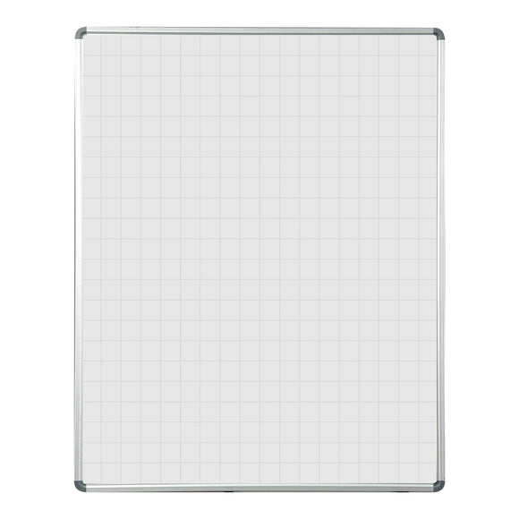 Parrot Educational Board Side Panel 1220x920 Mag Whiteboard Grey Squares - image 01