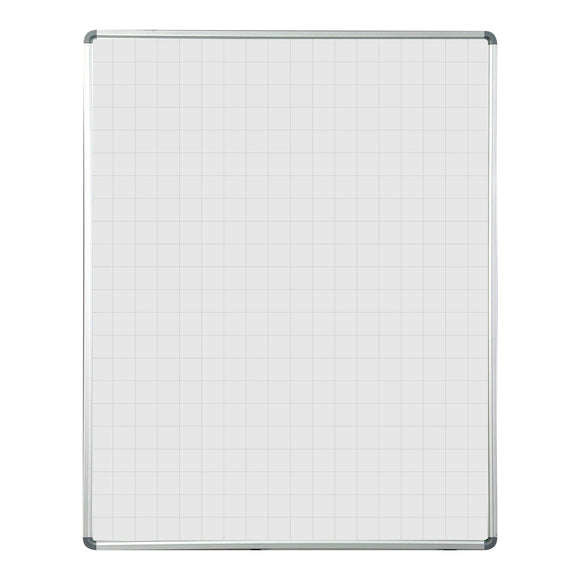 Parrot Educational Board Side Panel 1220x920 Mag Whiteboard Grey Squares - image 01