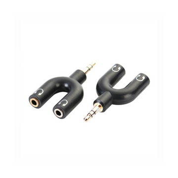 Image of Adaptor - 3,5Mm Male Audio Jack - 2 X 3,5Mm Female Audio Jack
