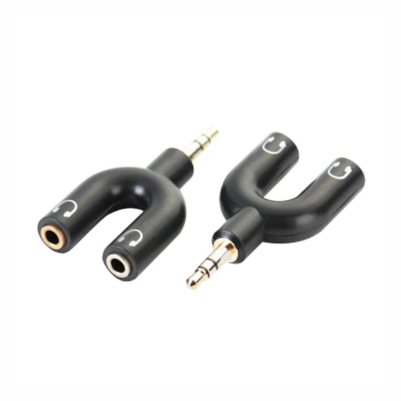 Parrot Adaptor - 3,5mm Male Audio Jack - 2 X 3,5mm Female Audio Jack - image 01