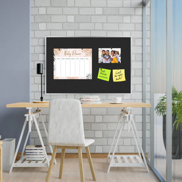 Parrot Info Board Alufine 600x450mm Black - image 01