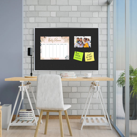 Parrot Info Board Alufine 600x450mm Black - image 01