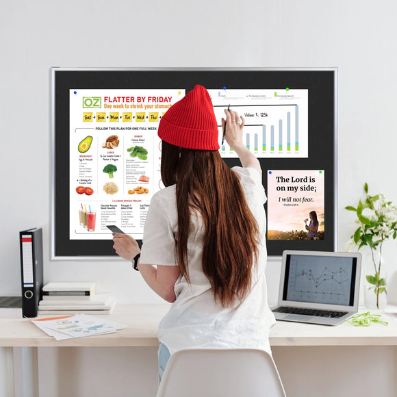 Parrot Info Board Alufine 600x450mm Black - image 04