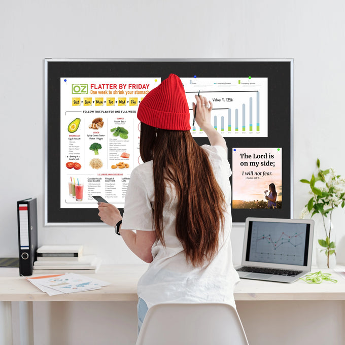 Parrot Info Board Alufine 600x450mm Black - image 04