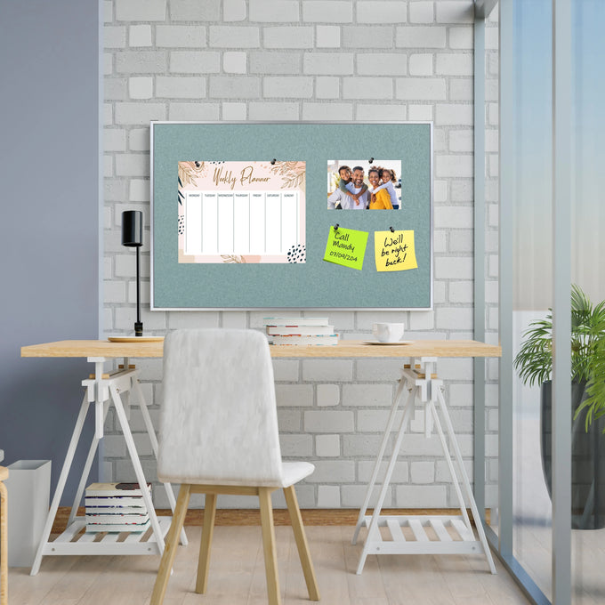 Parrot Info Board Alufine 600x450mm Grey - image 06