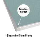 Parrot Info Board Alufine 900x600mm Grey - image 02