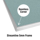 Parrot Info Board Alufine 900x600mm Grey - image 02