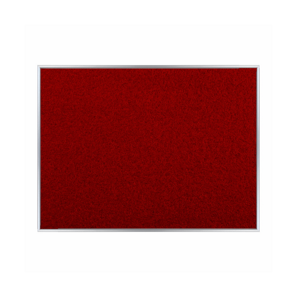 Image of Info Board Alufine 600*450Mm Red