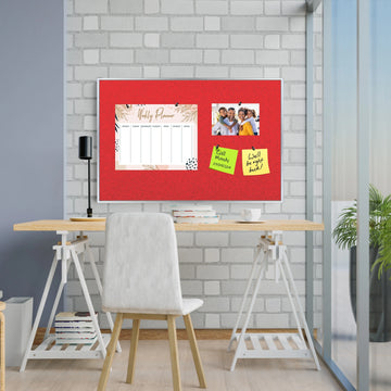 Parrot Info Board Alufine 600x450mm Red - image 01