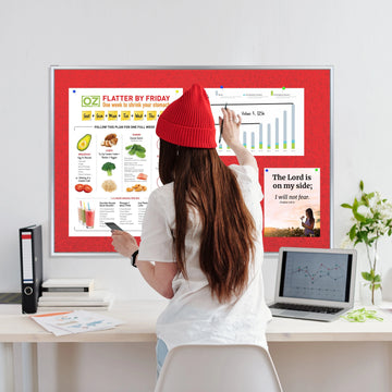Parrot Info Board Alufine 600x450mm Red - image 02