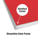 Parrot Info Board Alufine 600x450mm Red - image 03