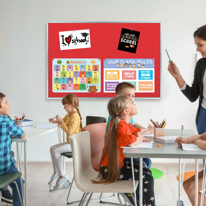 Parrot Info Board Alufine 600x450mm Red - image 06