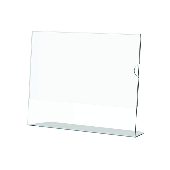 Image of Menu Holder Acrylic Single Sided A4 Landscape - Box 5