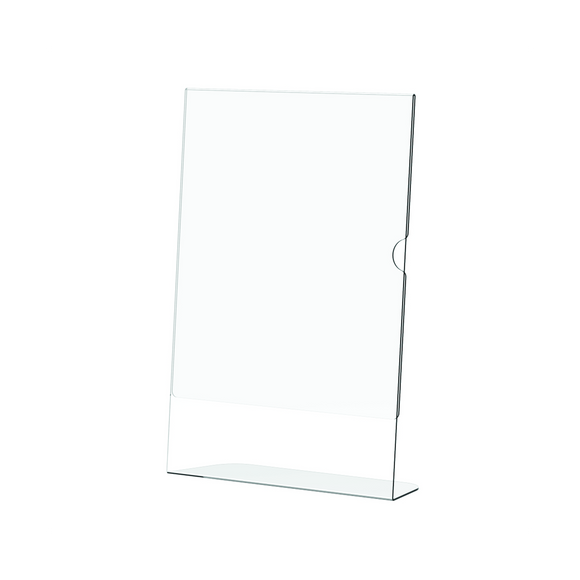 Image of Menu Holder Acrylic Single Sided A4 Portrait - Box 5