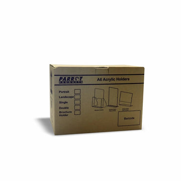 Parrot Menu Holder Acrylic Single Sided A6 Landscape - Box 5 - image 01